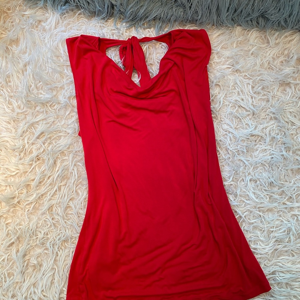 beautiful red cabi shirt